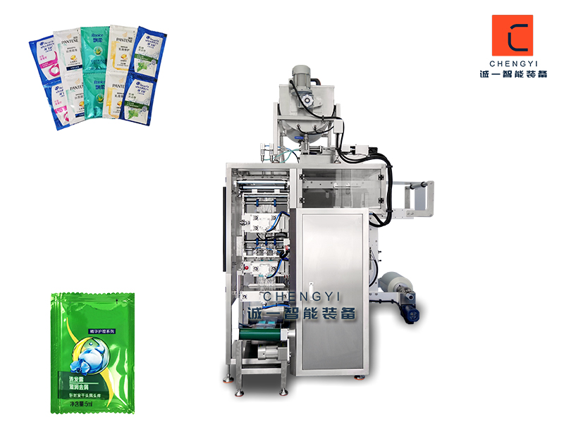 洗發(fā)水四邊封包裝機(jī)_小包洗發(fā)水多列四邊封包裝機(jī)